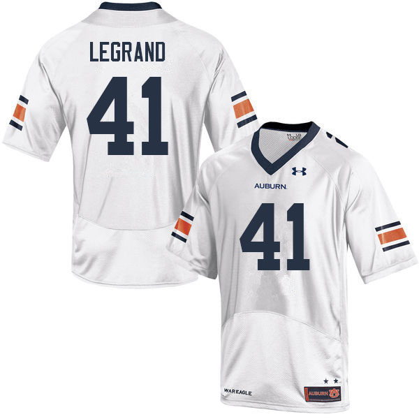 Men #41 Jonathan LeGrand Auburn Tigers College Football Jerseys Sale-White - Click Image to Close
